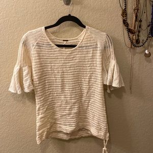 Free people sweater shirt. Layering shirt with bell sleeves.